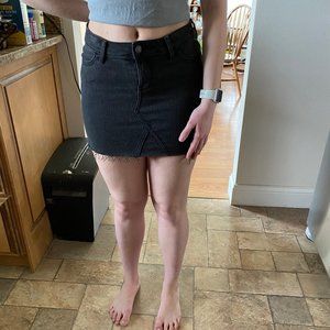Hollister Black Denim Skirt